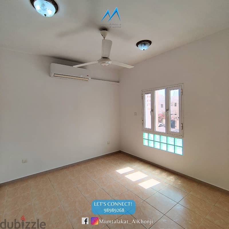 FREE GYM & GAS: Cozy 1 BR Penthouse Steps from Khuwair Square & Park 2