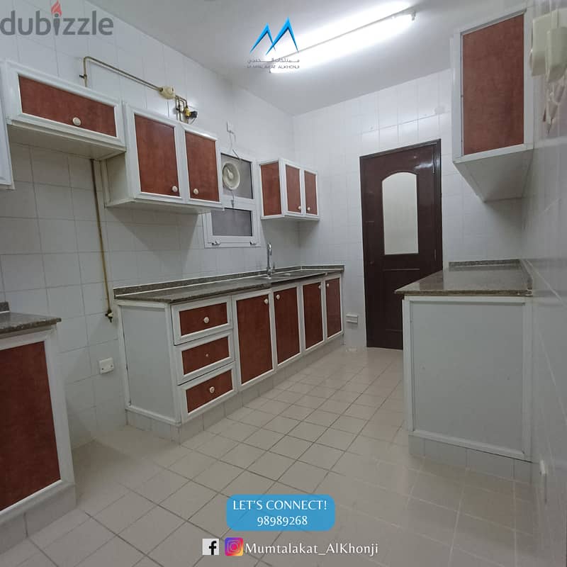 FREE GYM & GAS: Cozy 1 BR Penthouse Steps from Khuwair Square & Park 4