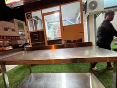 restaurants steel and marble tables available