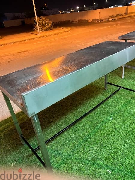 restaurants steel and marble tables available 4