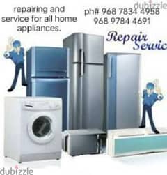 Maintenance Automatic washing machines and Refrigerator'ss