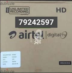 new Airtel HD receiver with Hindi Tamil malayalam Telugu recharge 0