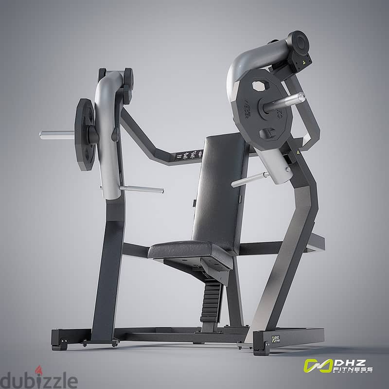 Dhz Fitness Y905Z Weight Loaded Chest Press 2