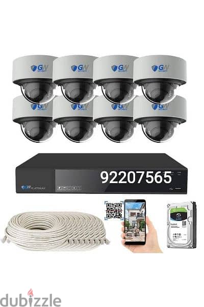 All type of CCTV Camera  Hikvision HD turbo 1080p  Ip camera HD 0