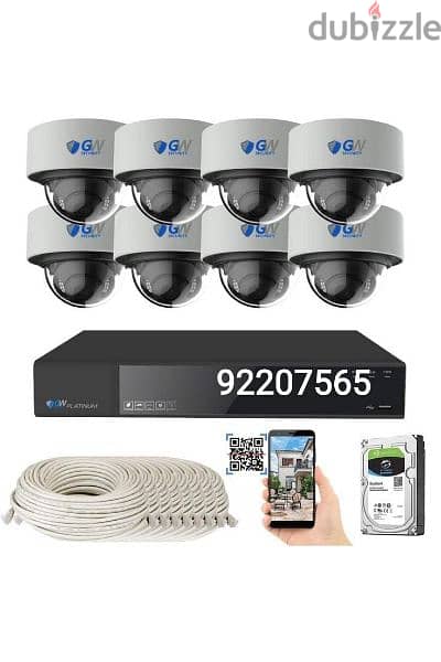 All type of CCTV Camera  Hikvision HD turbo 1080p  Ip camera HD 0