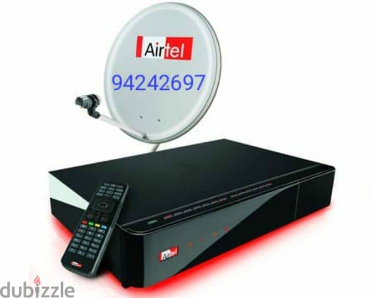 Airtel nailsat arabsat osn all dish tv install 0