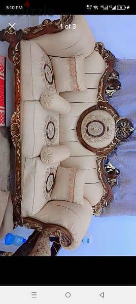 7seater wooden sofa 1