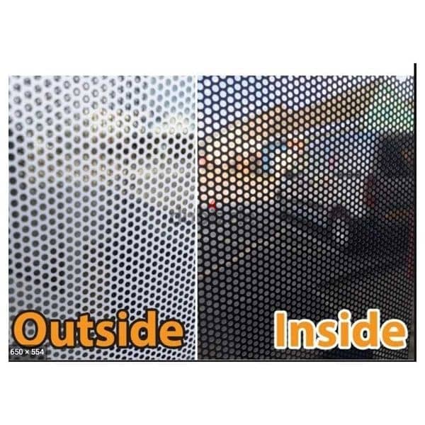 Window Frosted Privacy stickers available, Black Tinted film available 3