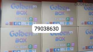 Golden Tv Box with one year subscription 0