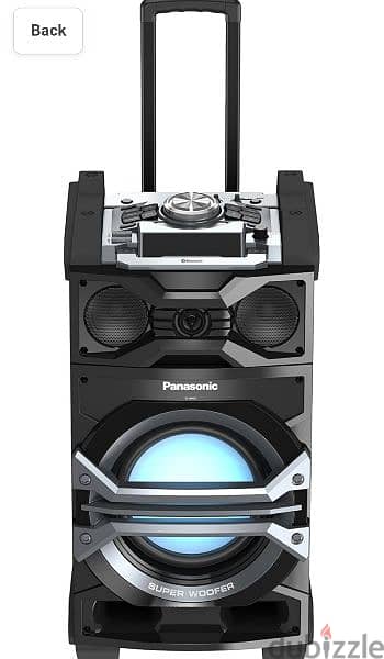 Panasonic trolley type Music System, 1000 watt RMS 2