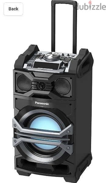 Panasonic trolley type Music System, 1000 watt RMS 4