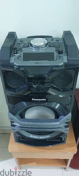 Panasonic trolley type Music System, 1000 watt RMS 10