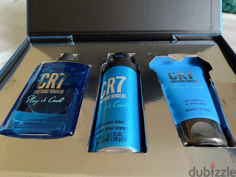 CR7 C. Ronaldo Blue perfume set 4