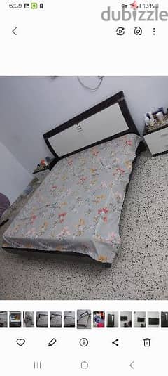 king size bed 2 side table with metrs for sale 1 mirrir