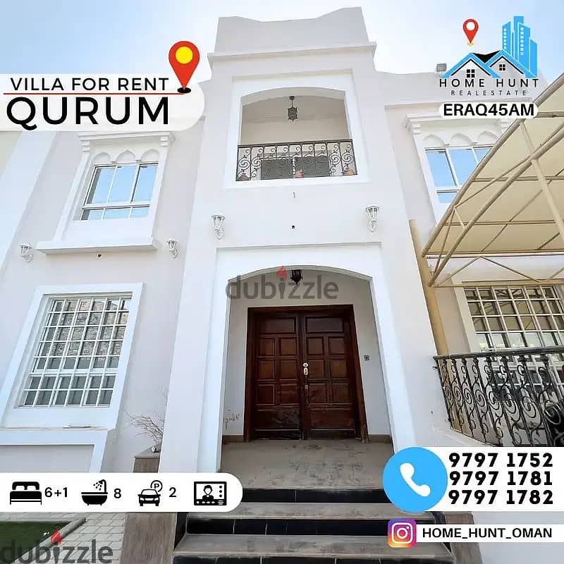 RABIAT AL QURUM | BEAUTIFUL 6+1 BR VILLA 0