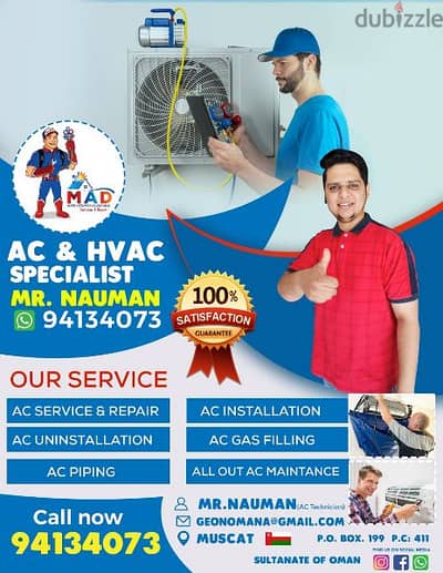 Air Conditioning work in Muscat