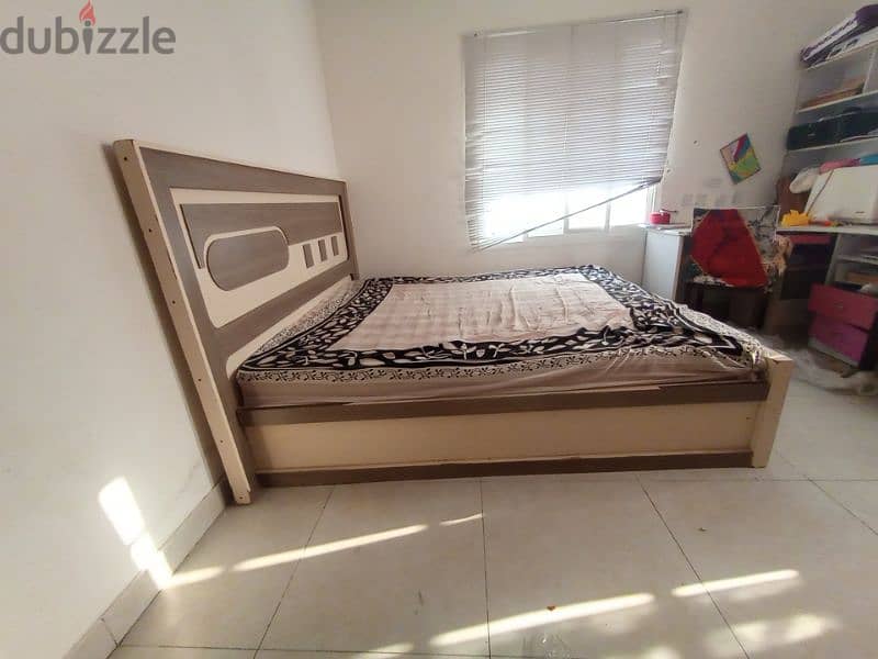 Bed with mattress 3