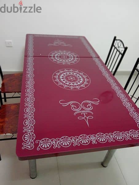 Dining table with 4 chair 1