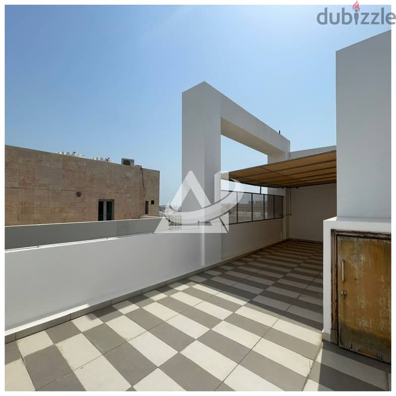 ADA65**Spacious 2BHK Penthouse apartement for rent in khuwair 10