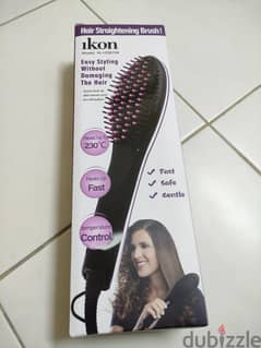 IKON BRAND - HAIR BRUSH STRAIGHTENER