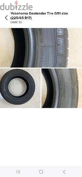 2 four wheel car  tyres 17 inch 0