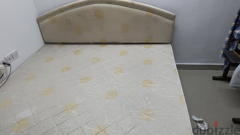 Double bed with mattress 2