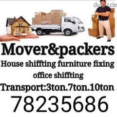 The mover's House shifting Carpenter Pickup Truck rental 3 ton 7 10