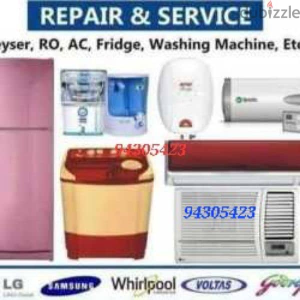 AC refrigerator and freezer automatic washing machine repair 0