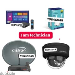 CCTV camera ip camara intercom system installation i am technician