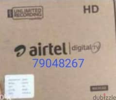 airtel digital receiver with recharge Tamil malayalam Hindi telgu 0