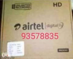 airtel digital receiver with recharge Tamil malayalam Hindi telgu