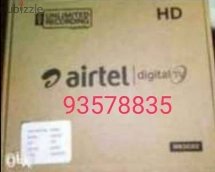 airtel HD receiver with Tamil malayalam Hindi sports 0