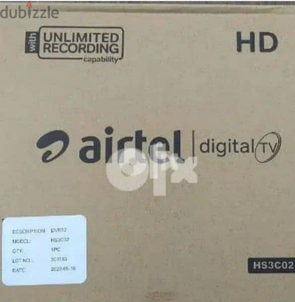 airtel HD receiver with Tamil malayalam Hindi sports 0