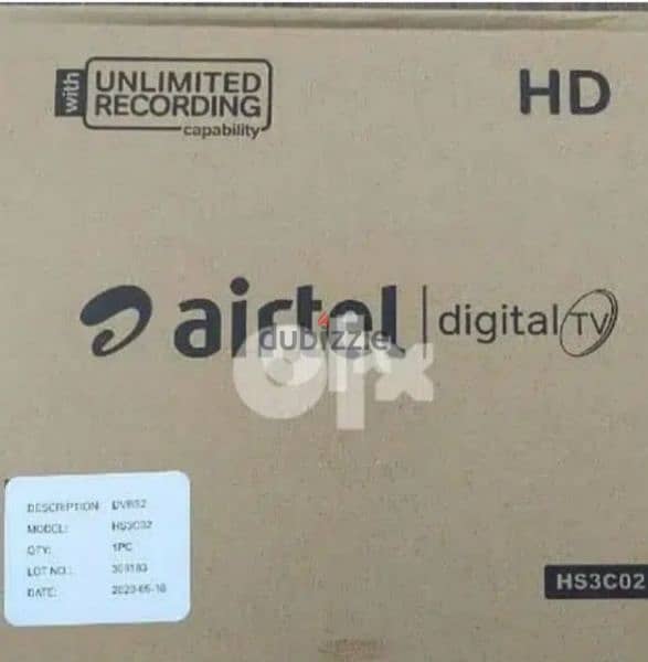 airtel HD receiver with Tamil malayalam Hindi sports 0