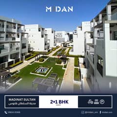 Modern 2+1 BR Apartment for Rent in Madinat Sultan Qaboos