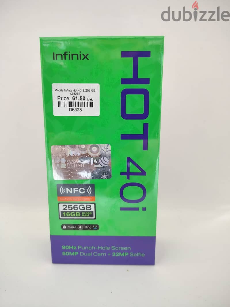 Infinix Hot 40i 8 GB RAM 256GB Storage 0