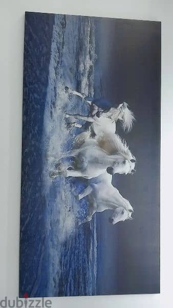 Beautiful horses painting frame 1