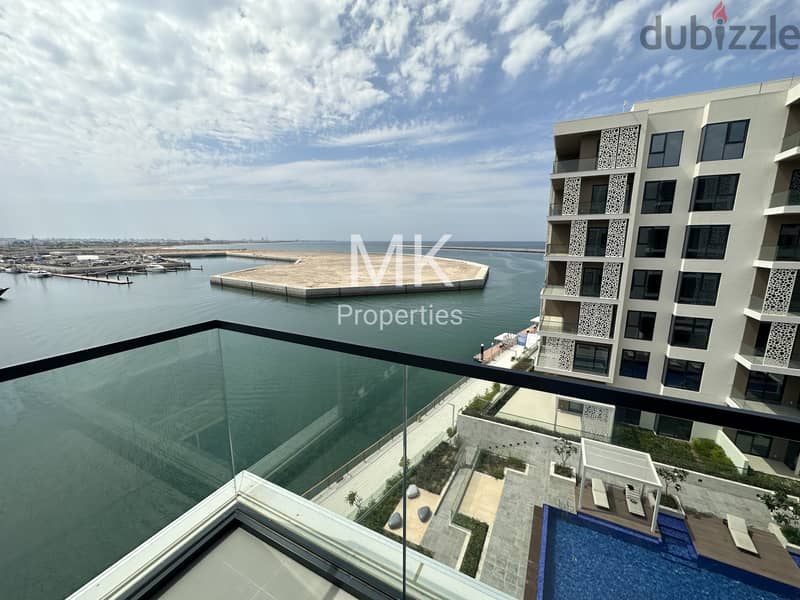 شقة للبیع/اطلاله خلیج مارینا تقسیط/Apartment for sell full view marina 9