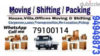 Movers and Packers house shifting villa shifting 0