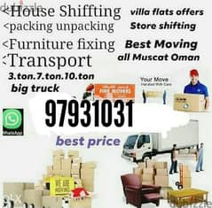 All Oman Mover House Shifting office Villa shifting