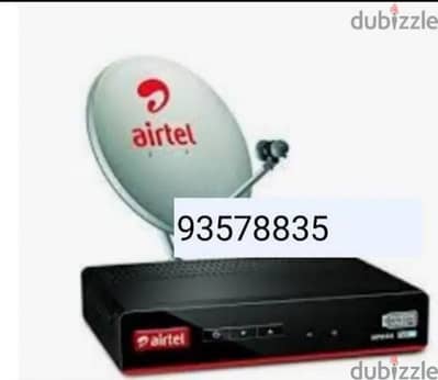 satellite dish install Air tel fixing Nileset DishTv fixing