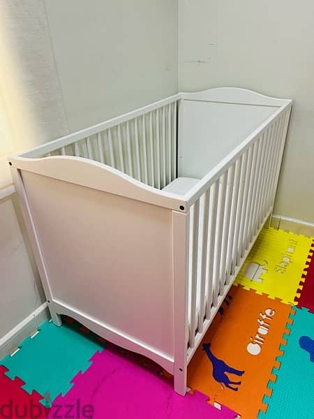 IKEA baby cot with mattress 1