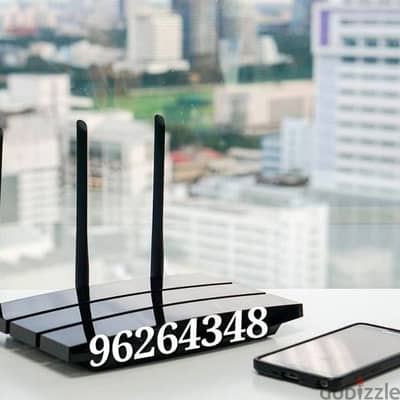 Wi-Fi network shering saltion home office flat to Flat