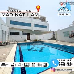 MADINAT AL ILAM | GOOD QUALITY 5+1 BR COMPLEX VILLA FOR RENT 0