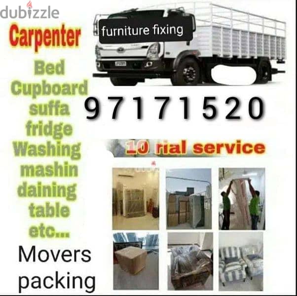 muscat furniture house shiftingg low price 0