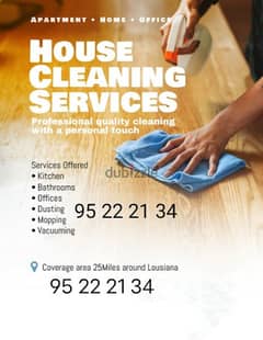 House Deep Cleaning Service Available All Muscat