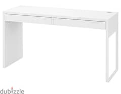 White Desk from IKEA (Micke) 142x50cms in good condition 0