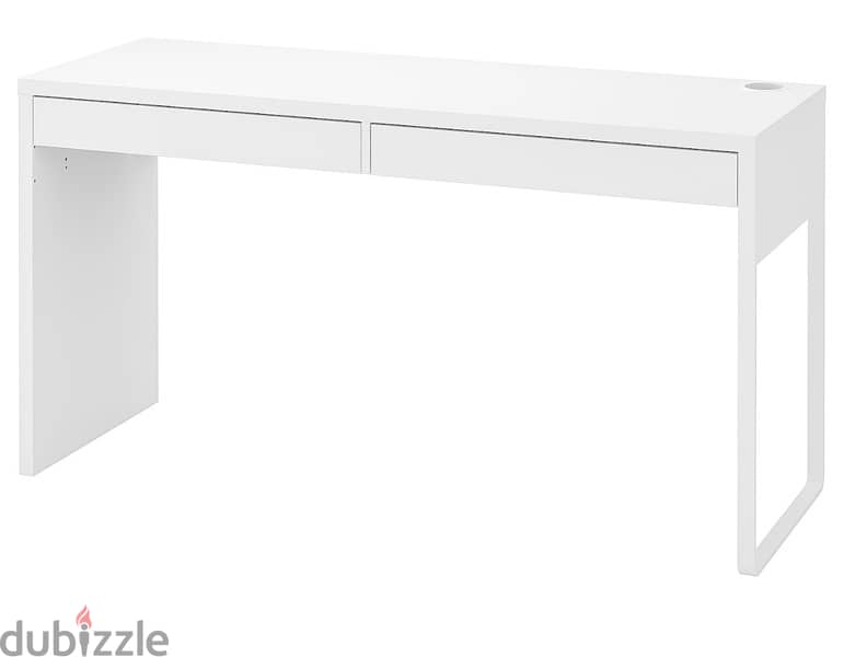 White Desk from IKEA (Micke) 142x50cms in good condition 0