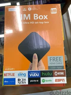 New daul band 4K tv Box with Bluetooth remote.