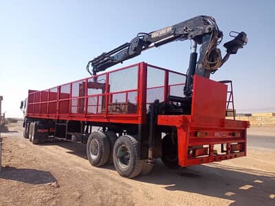 Trailer with Block crane 2007 model